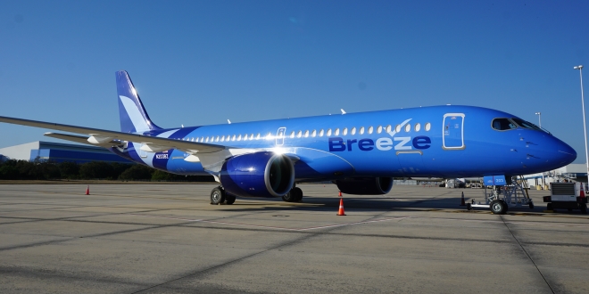 Breeze Airways adds flights at San Bernardino International Airport
