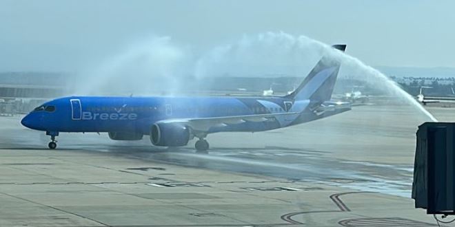 San Bernardino International welcomes first flight from Phoenix