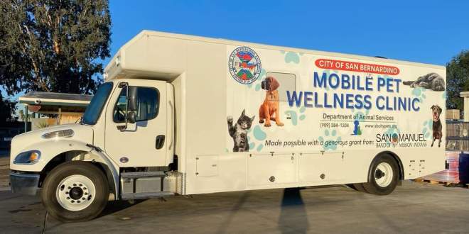San Bernardino to launch mobile vet clinic