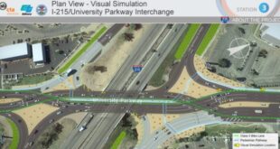 Construction to begin fall 2024 on I-215 University Parkway interchange