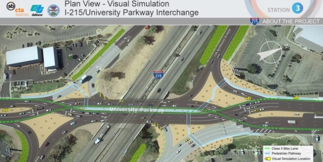 Construction to begin fall 2024 on I-215 University Parkway interchange