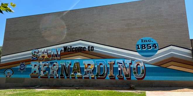 City unveils "Welcome to San Bernardino" mural