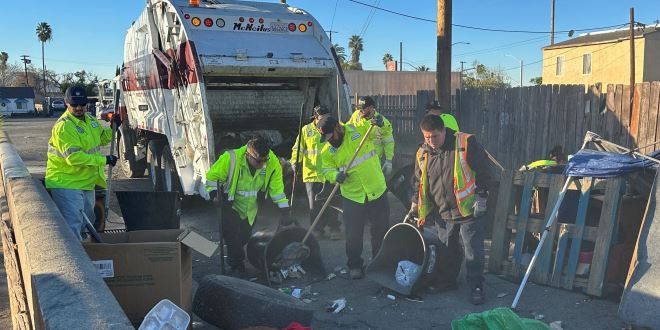 City clears homeless encampment from alley near Baseline Street