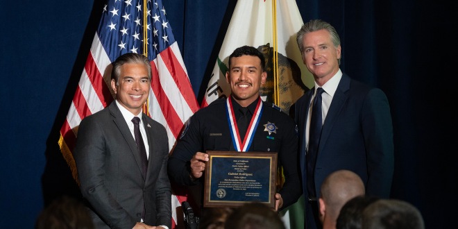 SBPD Officer Rodriguez awarded Public Safety Medal of Valor