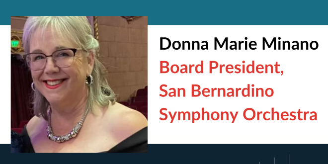 Minano named MVP Volunteer by Association California Symphony Orchestras