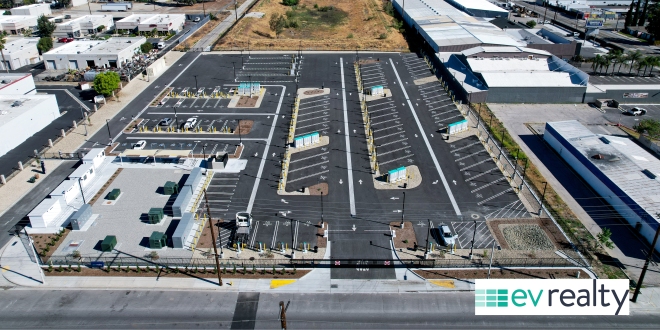 EV Realty opens truck charging Hub in San Bernardino