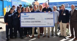 Omnitrans receives $1 million for electric bus