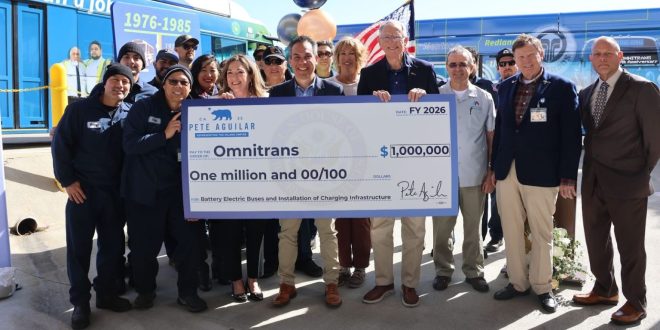 Omnitrans receives $1 million for electric bus